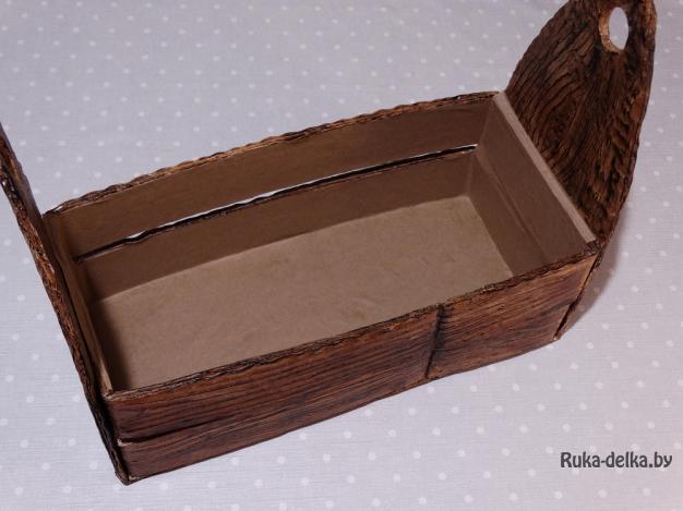 деревянный ящик для подарка