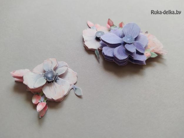 3D-цветы из бумаги
